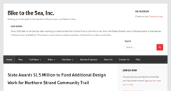 Desktop Screenshot of biketothesea.com